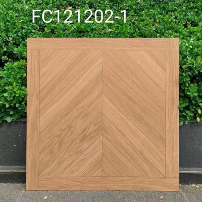 法式鱼骨木纹砖1200X1200原木风日式客厅卧室全瓷地砖仿实木瓷砖 1块图3
