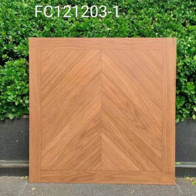 法式鱼骨木纹砖1200X1200原木风日式客厅卧室全瓷地砖仿实木瓷砖 1块图4