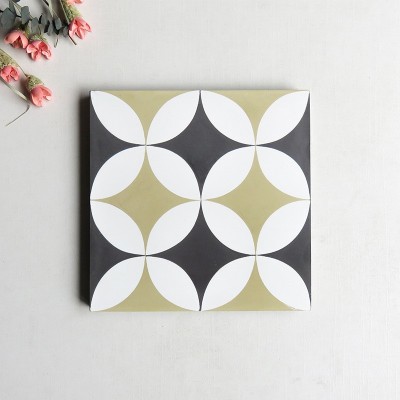 复古手工仿古水泥花砖 老房子连锁店拼花防滑地砖200X200 1250片