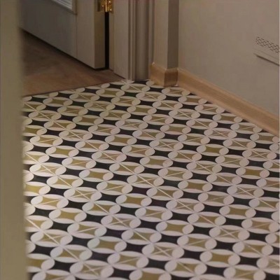 复古手工仿古水泥花砖 老房子连锁店拼花防滑地砖200X200 1250片图2