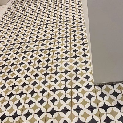 复古手工仿古水泥花砖 老房子连锁店拼花防滑地砖200X200 1250片图4