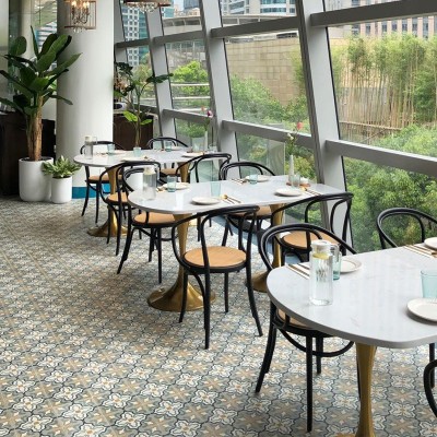 手工水泥花砖200老洋房复古六角砖老上海仿古花砖200工艺装饰瓷砖 1250片图3