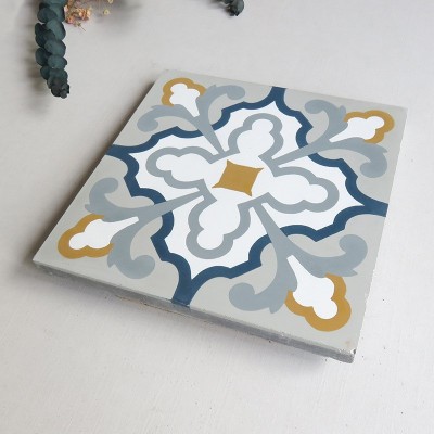 手工水泥花砖200老洋房复古六角砖老上海仿古花砖200工艺装饰瓷砖 1250片