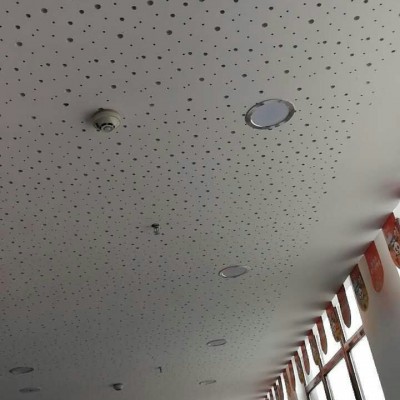 穿孔石膏板不规则泡泡孔8/15/20无边距吸音板工厂直销吊顶隔墙图4