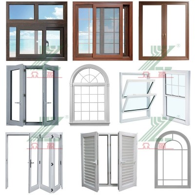 佛山厂家批发直销防雨UPVC塑料百叶窗室内塑钢平移平开门带锁Q30图3