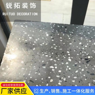 水磨石地坪 地坪厂家直销水磨石地坪材料骨料 提供施工指导 1平方米图4