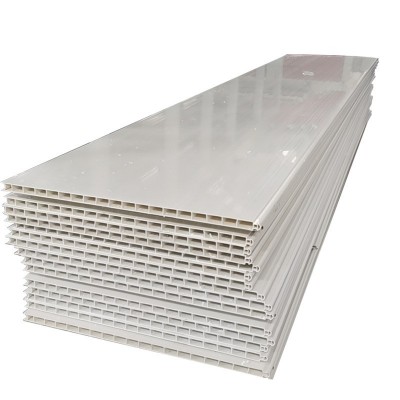 厂家批发35mmPVC塑料中空板 养殖场猪舍防潮防虫蛀难燃畜牧围栏板 3米图5