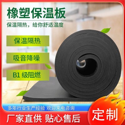 厂家批发板屋顶楼顶隔音吸音家装材料B1级阻燃铝箔橡塑板耐高温 1平方米图3