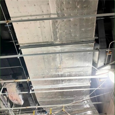 防排烟玻璃棉板 耐火1小时玻璃棉 防排烟风管64kg50mm铝箔玻璃棉图4