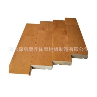 室内体育馆专业羽毛球实木地板 木地板羽毛球篮球室内馆地板供应图5