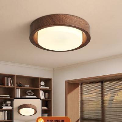 超亮卧室吸顶灯美式复古过道阳台灯新中式中古侘寂风护眼书房间灯图3