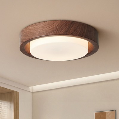 超亮卧室吸顶灯美式复古过道阳台灯新中式中古侘寂风护眼书房间灯图2