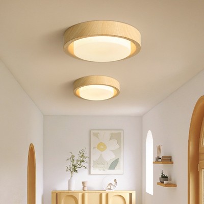 超亮卧室吸顶灯美式复古过道阳台灯新中式中古侘寂风护眼书房间灯图4