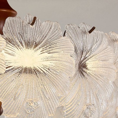 法式复古卧室吸顶灯中古风高级感创意水晶花朵护眼主房间书房灯饰图4