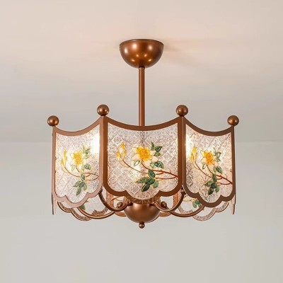 中古风客厅吊灯珐琅彩新中式卧室灯复古书房灯感宋代美学灯具图3