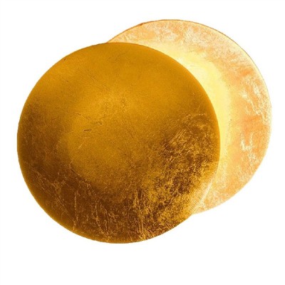 LED日食月食卧室壁灯过道北欧现代可旋转床头铁艺楼梯灯轻奢风图4