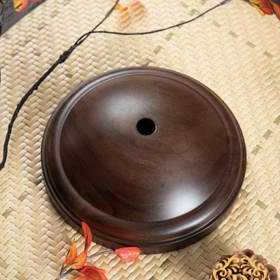 客厅吊灯法式复古中古轻奢主灯2025年新款大气美式胡桃木灯具图3