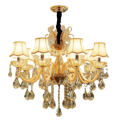 欧式客厅水晶吊灯欧式吊灯餐厅灯简约卧室灯双层奢华灯现代别墅灯图5