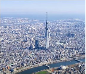 日本东京的最高建筑晴空塔是如何建造的东京晴空塔天空树 1