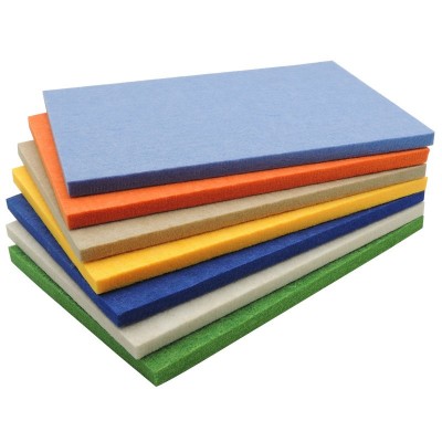 现货12厚聚酯纤维吸音板幼儿园学校作品展示询问室防撞隔音棉图5