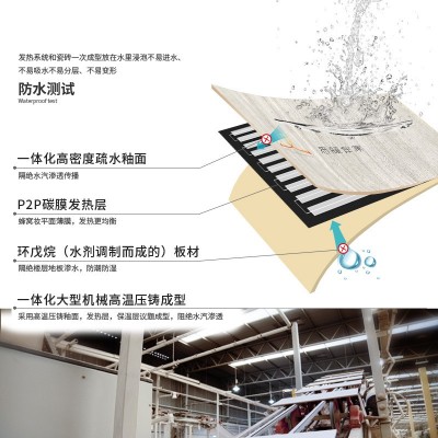 正温暖卧室客厅墙地砖800*800发热瓷砖 地面速热地暖砖室内保温砖图2