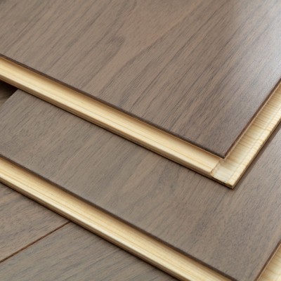 纯三层黑胡桃强化复合地板CT231纯三层系列室内体育馆比赛地板图2