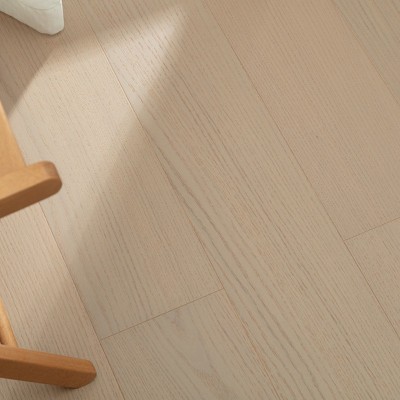 新三层木地板新时尚橡木实木地板日系原木色锁扣地板环保耐磨批发图3