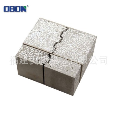 奥邦耐火水泥实心复合墙板轻质隔音保温防火夹芯节能隔断墙体广东图5