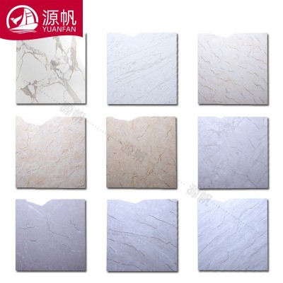 源帆 广东浅色下陷釉800*800客厅商场地板砖金丝釉通体大理石瓷砖图5