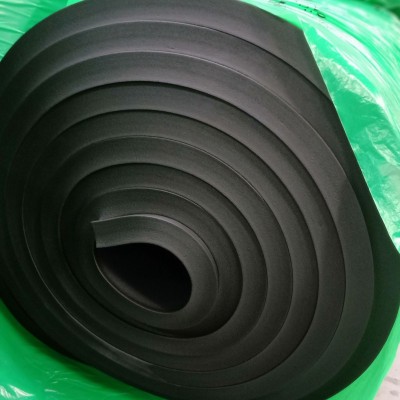 难燃B1级橡塑海绵板 高密度橡塑海绵隔音板地面海绵自粘吸音板图2