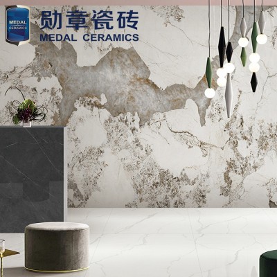 1200x2700厚度6mm佛山岩板亮光轻奢装修地墙面砖批发图2