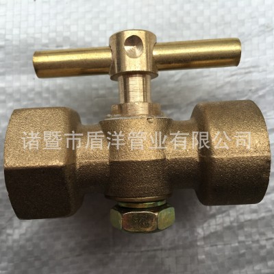 压力表黄铜三通旋塞阀 内螺纹仪表四氟三通阀门 铜三通旋塞阀图5