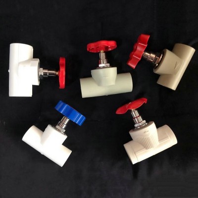 PPR截止阀热熔升降式截止阀4分6分2025/32卡簧加长铜杆阀芯闸阀图3