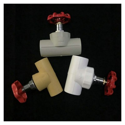 PPR截止阀热熔升降式截止阀4分6分2025/32卡簧加长铜杆阀芯闸阀图4