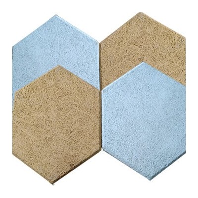 木丝吸音板六边形木丝隔音板墙面装饰防潮木质水泥木丝板厂家批发图2