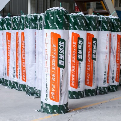 自粘胶膜非沥青基高分子防水卷材预铺反粘材料混凝土高分子自粘图2