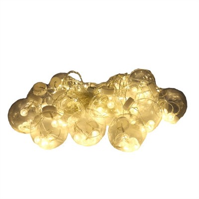 厂家直销LED窗帘灯串 韩风许愿球小圆球灯泡节日装饰灯橱窗装饰灯图5