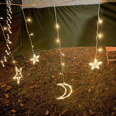 太阳能星星灯led灯串户外露营小彩灯 节日布置氛围天幕装饰灯批发图3