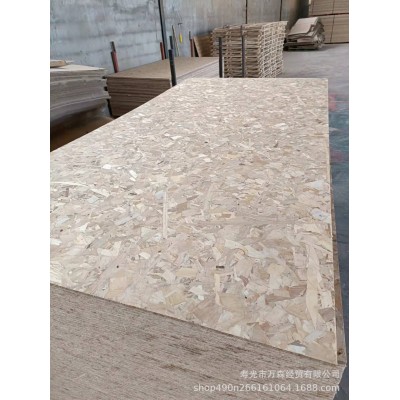 OSB定向刨花板实木板材6MM-18MM 定向结构建筑装饰墙板饰面板批发图2
