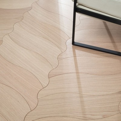 异型拼花实木复合多层全桦地板橡木黑胡桃木皮面油漆个性装饰南浔图3