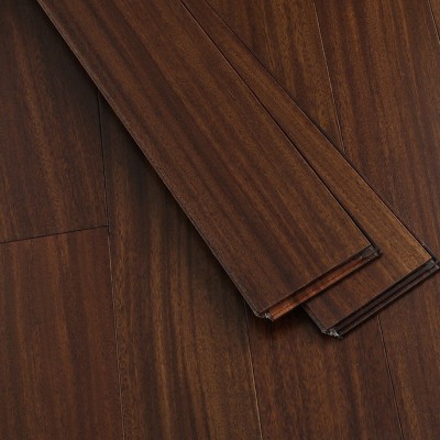 圆盘豆实木地暖地板锁扣原木地热专用绿柄桑非洲材纯实木18厚地板图2