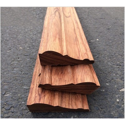 厂家加工实木线条 花梨木装饰线条 定可做家装门套窗套原木线条图4
