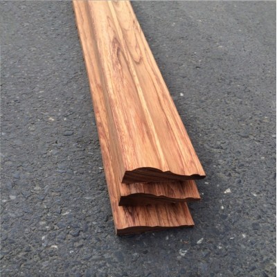 厂家加工实木线条 花梨木装饰线条 定可做家装门套窗套原木线条图2