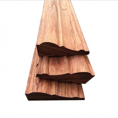 厂家加工实木线条 花梨木装饰线条 定可做家装门套窗套原木线条图5