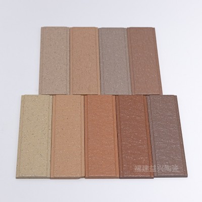 福建外墙砖45x145mm楼盘小区户外墙砖 通体彩码砖 别墅自建房瓷砖图4