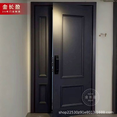 别墅大门法式双开门农村自建房大门子母门防盗门家用入户门铸铝门