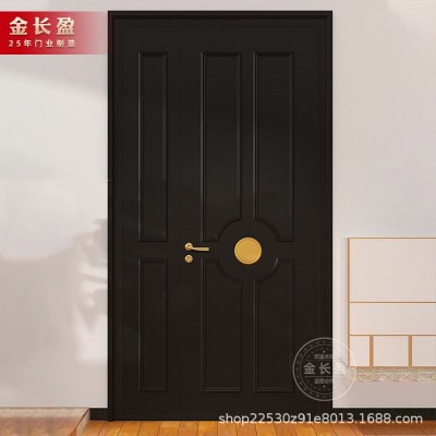 别墅大门法式双开门农村自建房大门子母门防盗门家用入户门铸铝门图4
