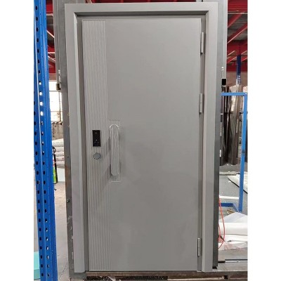 装甲门防爆铸铝门智能锁公寓入户门静音小区进户门自建房庭院大门图4