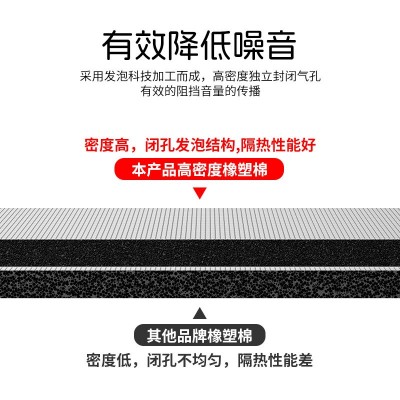 开口自粘橡塑管保温管套保温棉太阳能水管防冻防晒隔热保温材料图3