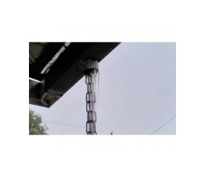 屋顶排水不靠水管，一根链条就能引水，到底是什么黑科技？